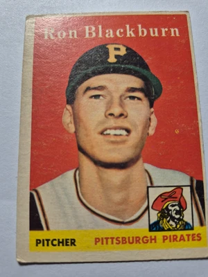1958 Topps #459 Ron Blackburn RC - Image 1 of 2
