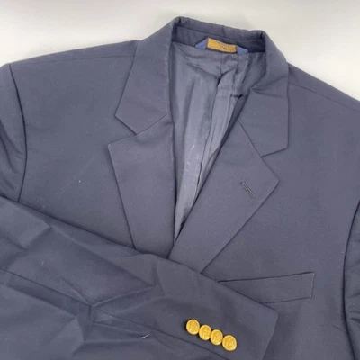 Blazer Brooks Brothers 346 Azul Marino Botones Dorados Clásico Para Hombre Talla 42R Foto 1 de 4