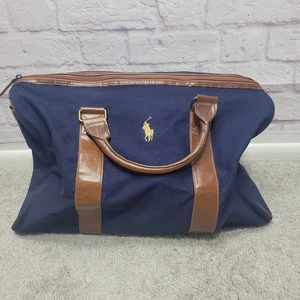 NUEVO Polo Ralph Lauren Fragancias Azul Marino Bolso de Lona Viaje Fin de Semana Gimnasio - Imagen 1 de 7