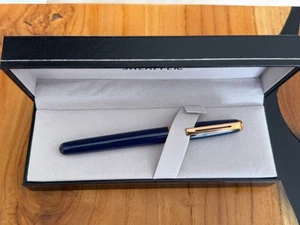 Sheaffer Prelude 9143 Füllfederhalter Kobaltblau Laque Rosenrand - Bild 1 von 12