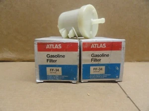  Filtro de gasolina Atlas FF-34 (2) NUEVO stock antiguo - Imagen 1 de 5