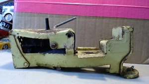 Unbranded Vintage Pressed Steel Bulldozer Shell/Frame Lime Green 8.5" Long - Picture 1 of 6