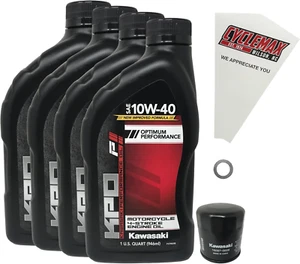 Standard 10W-40 Oil Change Kit compatible with 2017-2023 Kawasaki Z900 - Picture 1 of 12