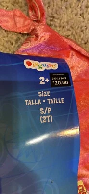 Disney Junior Capitán Jake y los Piratas del País de Nunca Jamás Izzy Niño Disfraz 2T Nuevo Foto 1 de 4