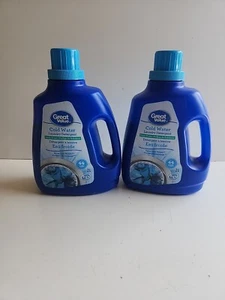 Lot Of 2 New Great Value Cold Water Laundry Detergent 44 Load Fresh Scent - Picture 1 of 3