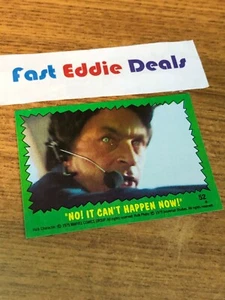 TOPPS 1979 THE INCREDIBLE HULK BUBBLEGUM CARD 52 BILL BIXBY LOU FERRIGNO MARVEL - Picture 1 of 2