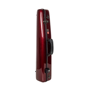 Crossrock Straight Soprano Saxophone Flight Case-Fiberglass Red Hardshell - Picture 1 of 6