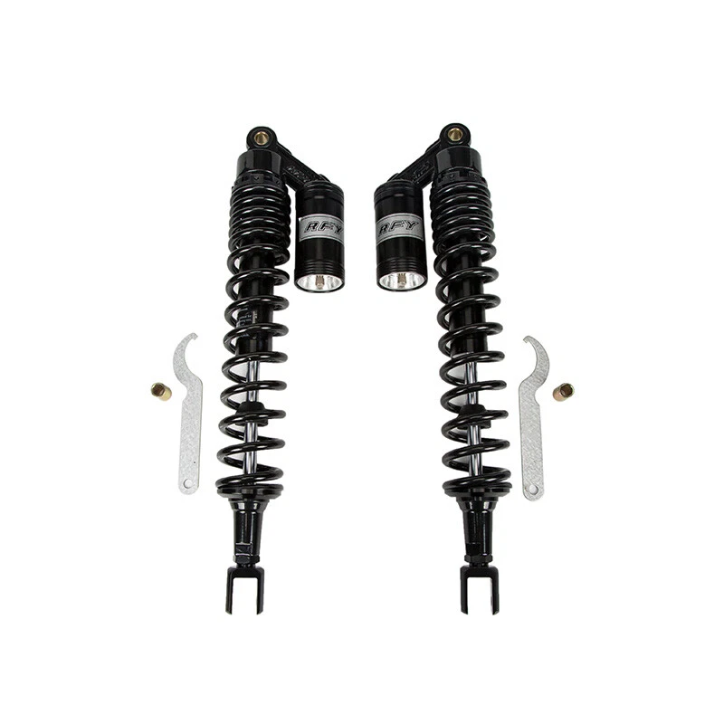 2x Suspensión Amortiguador Trasero Moto 455mm/17.91" Para Honda Yamaha ATV Foto 1 de 4