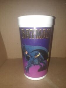Vintage 1989 Taco Bell Collectible Batman Movie Plastic Cup.32 OZ Cup