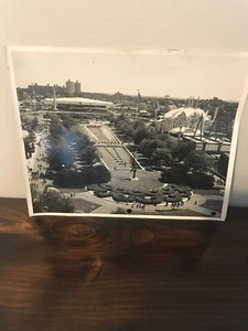 Vintage 1960er 8x10 s/w Foto 1964 Weltausstellung NYC Messegelände Brunnen - Bild 1 von 3