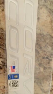 Fuel Rail Letters for 1997-2004 Chevrolet Corvette C5 Silver Domed GM Lic - Picture 1 of 4