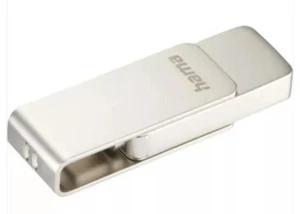 Hama Uni-C Rotate Pro USB-Stick 128 GB USB Typ-C 3.0 Silber " - Bild 1 von 3