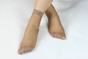 10 Pairs Multi-Color Ankle High Sexy Ultra-thin Short Silk Socks Stockings