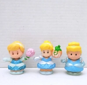 Little People Fisher Price Cinderella Princess Flowers Pumpkin Chunky Lot Of 3 - Picture 1 of 5