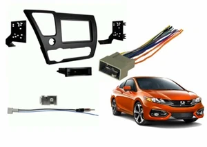 Arnés de tablero y antena estéreo para automóvil CIVIC 2013-15 para instalación de radio individual y 2DIN - Imagen 1 de 1
