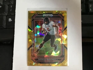 patrick mahomes prizm 81 gold ice - Picture 1 of 3