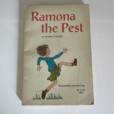 Ramona the Pest Book 1st Printing 1970 Beverly Cleary Paperback Very Good Cond. - Image 1 of 4