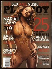 PLAYBOY US March 2007 MARIAH CAREY Tyran Richard SCARLET JOHANSSON Beyonce @EXCL