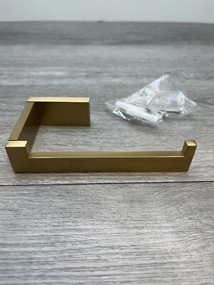 Alno A6466R-SB Linear 6"W Solid Brass Euro Modern Right Hand Slide - Brass *READ - Image 1 of 4