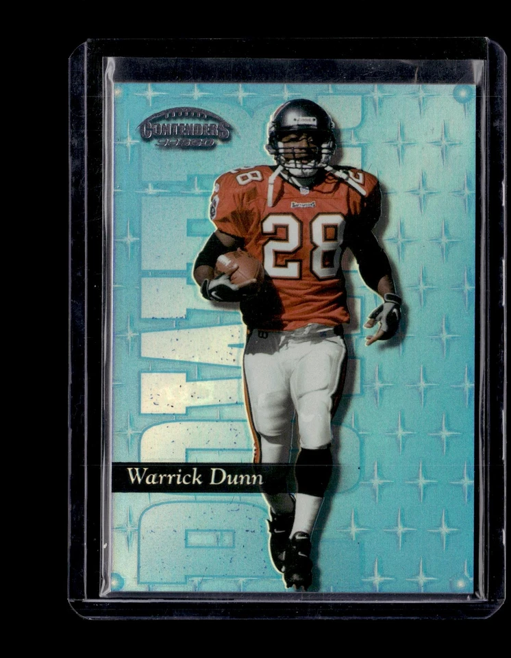 1999 Playoff Contenders SSD Power Blue #13 Warrick Dunn - Image 1 of 2