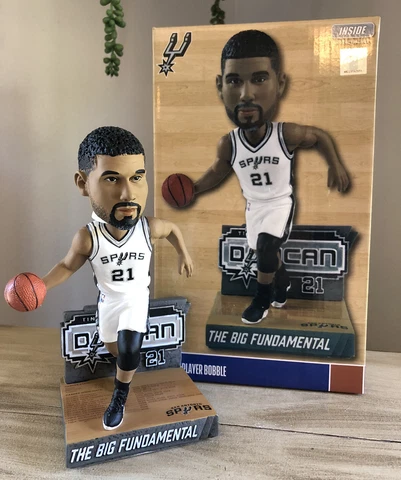 TIM “The Big Fundamental” DUNCAN San Antonio Spurs Legend Bobblehead #/360 NIB! Cover