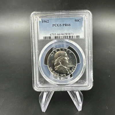 1962 P Silver Proof Philadelphia Franklin 50c Half Dollar - PCGS PR66 - Image 1 of 4