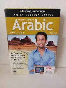 Learn Arabic Instant Immersion Family Edition Levels 1,2,3 PC & Mac 2 keys - Picture 1 of 3