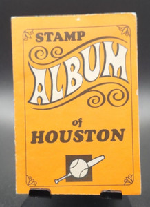 1969 TOPPS Baseball Stamp Album HOUSTON ASTROS with 2 of 10 stamps JOE MORGAN