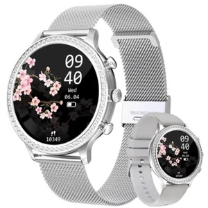 Ladies Smart Watch Fitness Tracker Bluetooth Call Waterproof Heart Rate Monitor - Picture 1 of 15