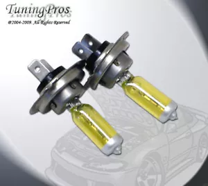 1 Pair 12V 100W H7 Hyper Yellow Xenon Gas HID Low Beam 3000K Light Bulbs 2pcs - Bild 1 von 2