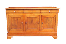 Antique Dish Cabinet A Three Door Origin Alta Savoy IN Cherry Wood - XIX