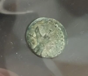 270-220 BC Greek - Crete Issue Lyttos, Head Of Athena, Prow Of Galley. Very Rare - Picture 1 of 4