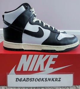 W Nike Dunk High Vintage Black DQ8581 100 Unisex Adult Sizes - Picture 1 of 6