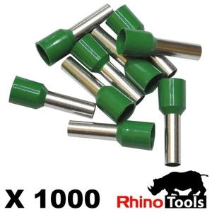 6mm Bootlace Ferrules X 1000 Wire ends Cord end terminals connectors crimper - Picture 1 of 1