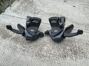Shimano deore LX shifters 3x9 speed SL-M570 vintage retro mountain bike mtb 1999 - Picture 1 of 5
