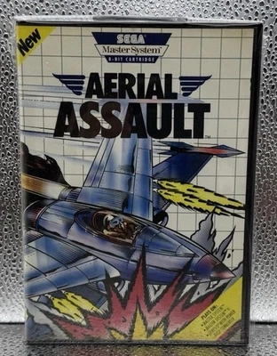 Aerial Assault Sega Master System W/Manual Rare Variant Retro 1990 #1184 - Image 1 of 4