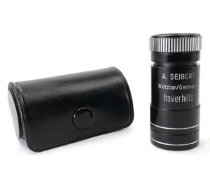 Haverhill’s Seibert Wetzlar German Loupe Microscope Magnifier German + Case - Picture 1 of 7