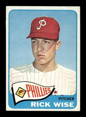 1965 Topps Set Break #322 Rick Wise EX-EX/MT *BNCARDS* Foto 1 de 2