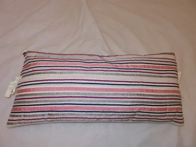 Almofada decorativa listrada fita DKNY campo aquarela nova com etiquetas - Imagem 1 de 4