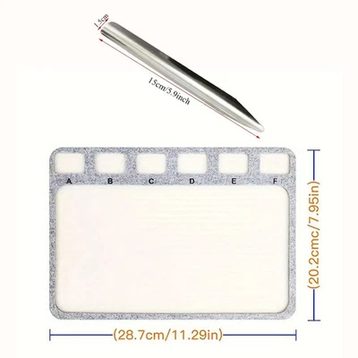 Perlenmatte Großes Schmuckzubehör Filz Arbeitsplatte Bead Work Organizer - Bild 1 von 4