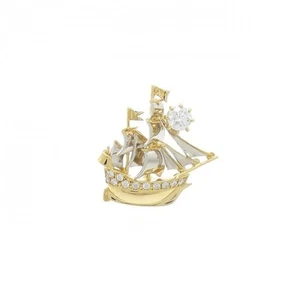Mikimoto Diamant Brosche 0,30Ct - Bild 1 von 3