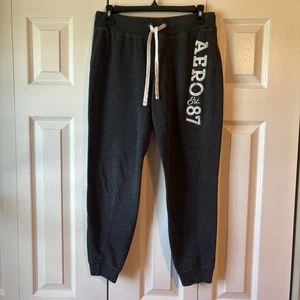 Aeropostale AERO Est. Felpa jogger 87 junior taglia S grigia con coulisse - Foto 1 di 5