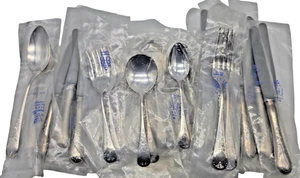 BIRKS REGENCY Silver Plate 39 Pc. Flatware Set QUEEN MARY ~ Sealed NEW ~ - Picture 1 of 4