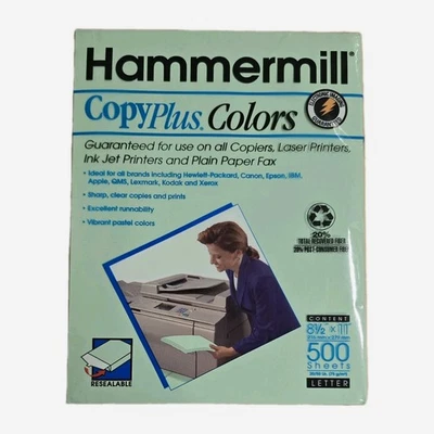 "Hammermill CopyPlus Colors 8.5x11 500 Sheets Printer Paper Box - Electronic... - Image 1 of 3
