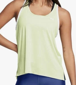 Under Armour Damen Knockout Tank Top Retro Grün/Weiß XL Neu mit Etikett - Bild 1 von 5
