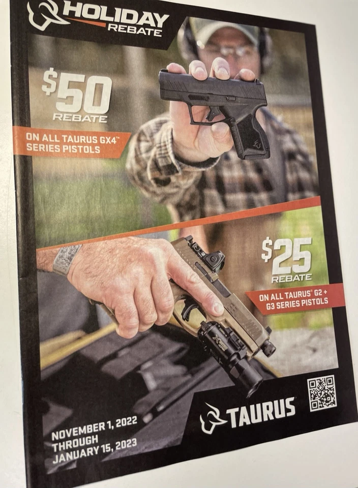 Taurus GX4 y G2/G3 2023 "reembolso de vacaciones..."...anuncio de ventas de 1 página #572 Foto 1 de 1