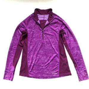 Patagonia Women's All Weather Zip Neck Long Sleeve Top Size Medium - Picture 1 of 10