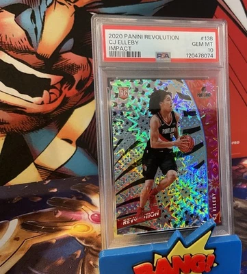 🔥2020 Panini Revolution #138 Impact Serial 66/49 Rc CJ Elleby 🔥Psa 10 - Image 1 of 4