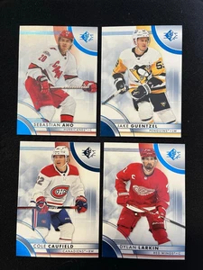 2023-24 SP HOCKEY BASE  COMPLETE  BLUE SET ( 100 CARDS ) - Picture 1 of 1