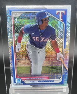 2024 1st Bowman Chrome Mojo Refractor Prospects BCP-212 Pablo Guerrero - Imagen 1 de 2